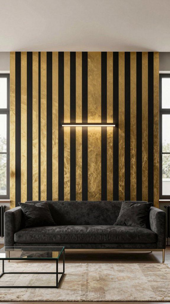high contrast crown molding