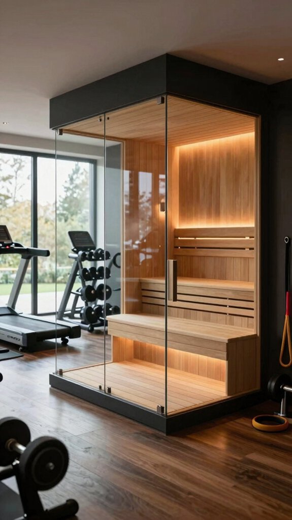 home gym sauna retreats