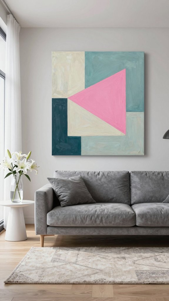 hot pink accent curation