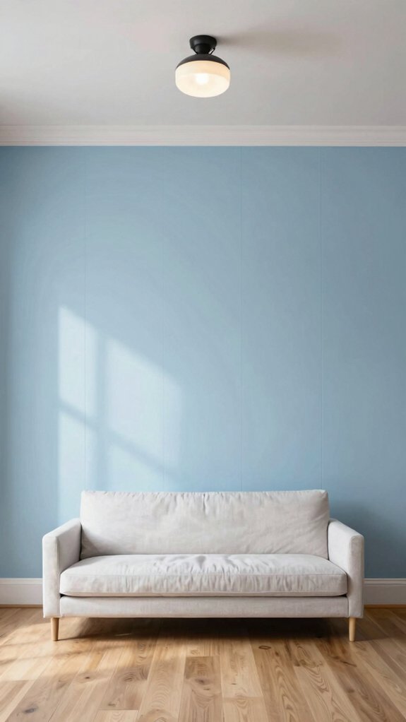 ice blue wall paint transformations