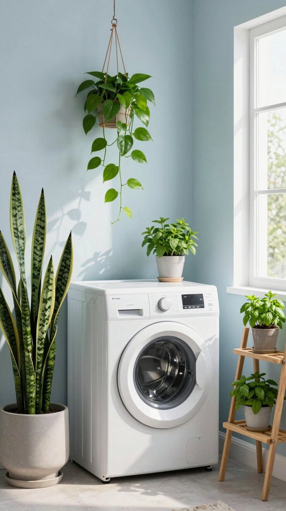 20 Fun Laundry Room Ideas to Make Chores Better 15 indoor plants enhance decor