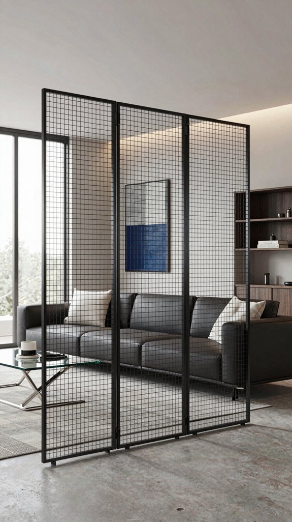 industrial wire mesh divider