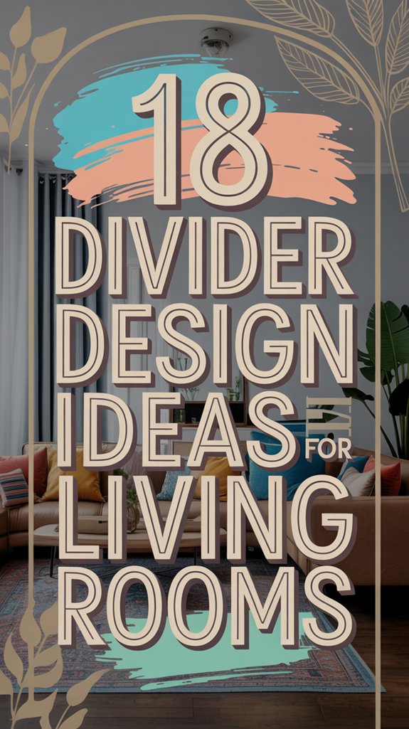 innovative living room dividers