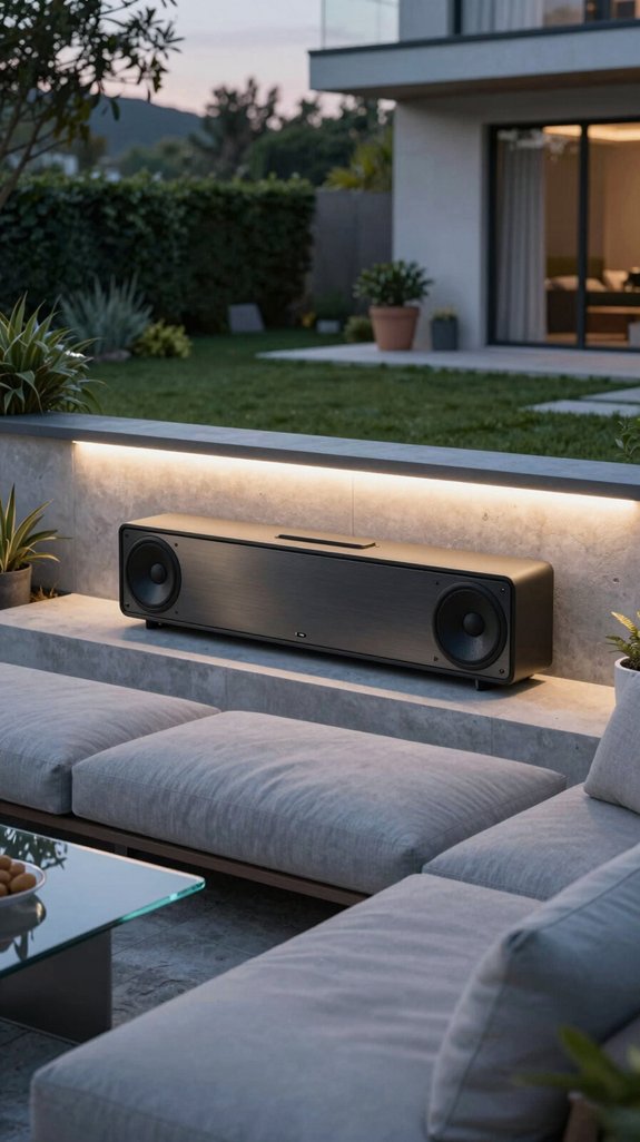integrated backyard sound systems