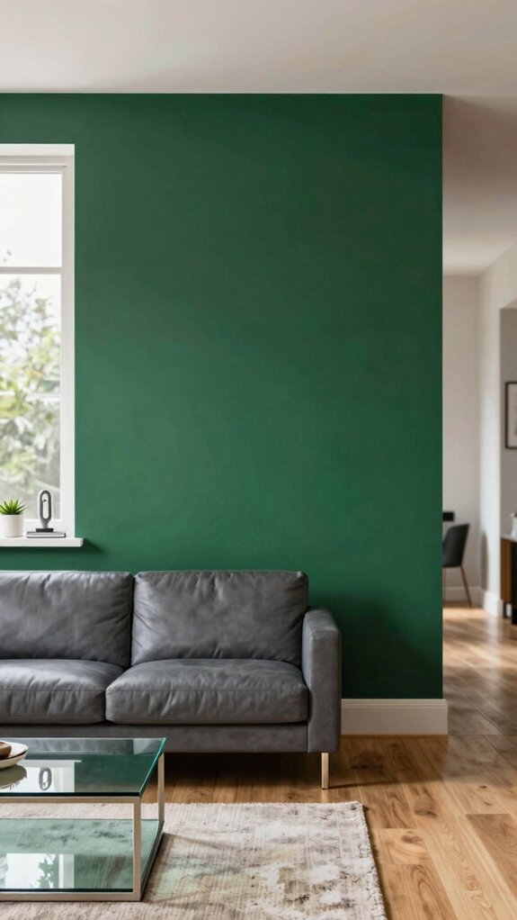 jade green wall paint ideas