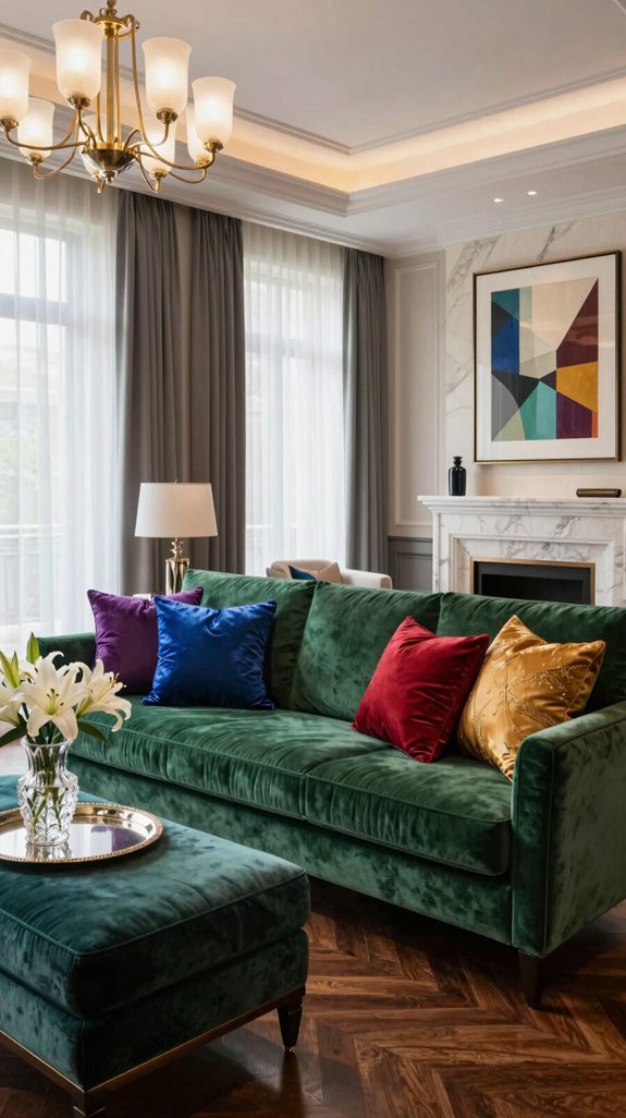 jewel tone elegance and cohesion