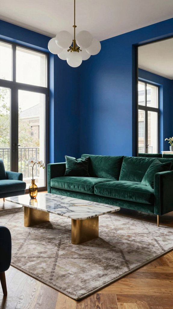 jewel tone luxe interior