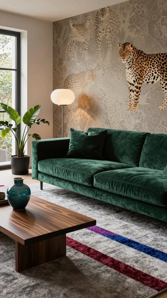 jewel toned textile harmony