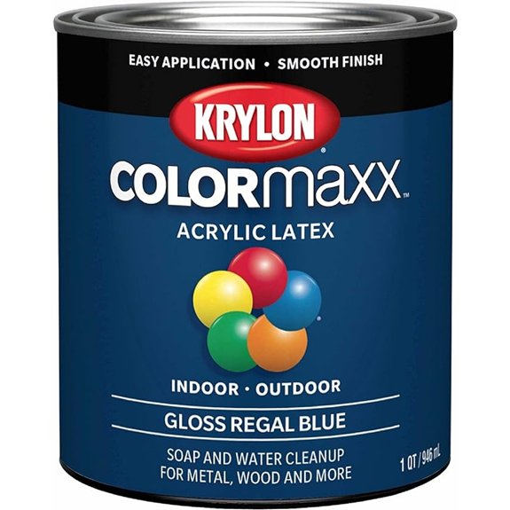 krylon brush on gloss blue
