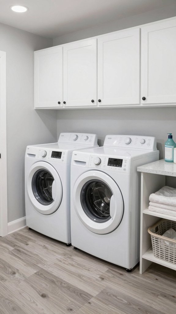 laundry appliance clearance guidelines
