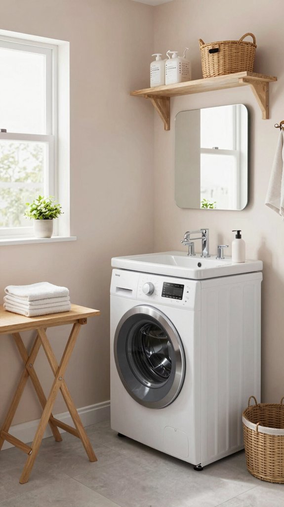 laundry bathroom space solutions