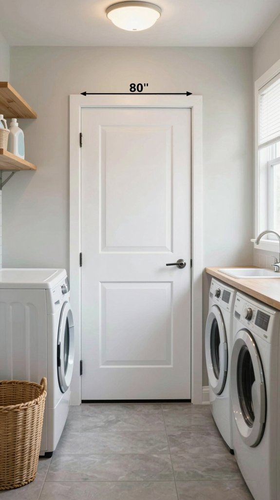 laundry room access dimensions