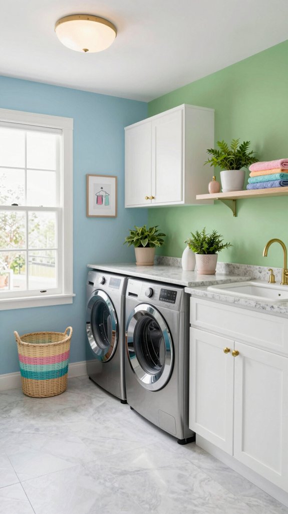 laundry room color inspiration