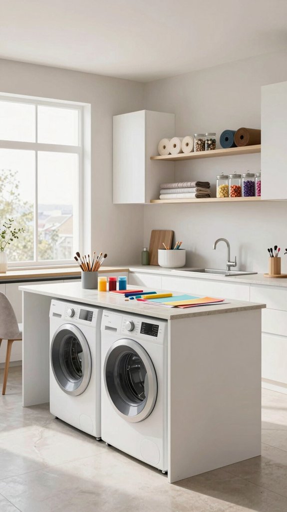 22 Modern Laundry Room Ideas for Sleek Spaces 23 laundry room craft transformation
