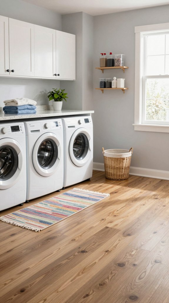 laundry room flooring maintenance