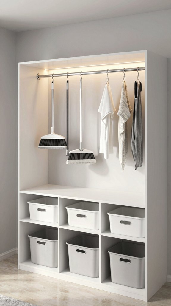 16 Laundry Room Closet Ideas for Hidden Storage 14 laundry room organization upgrade