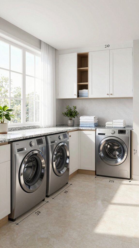 laundry room size guide