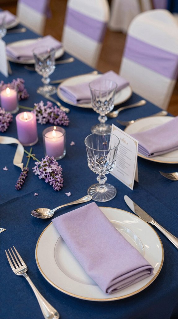 lavender lilac royal blue