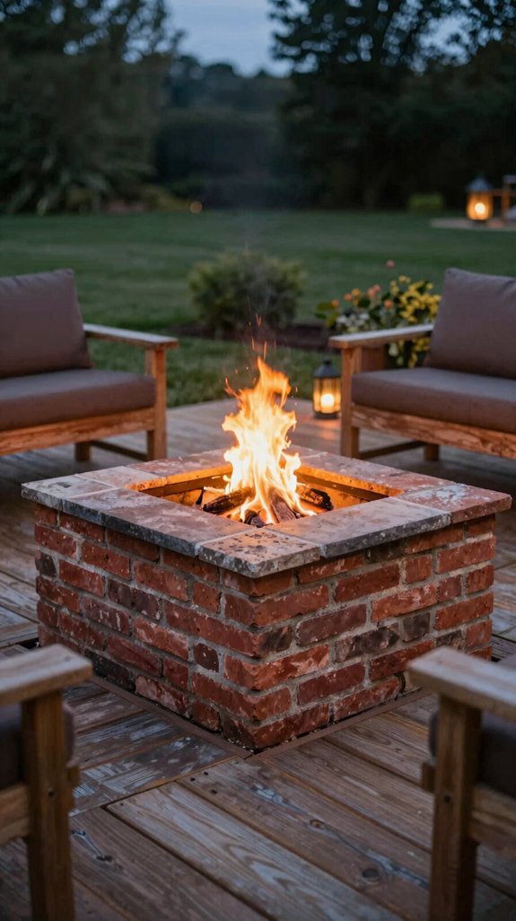 21 DIY Backyard Firepit Ideas for Cozy Outdoor Nights 6 layered brick fire pit layered brick fire pit construction