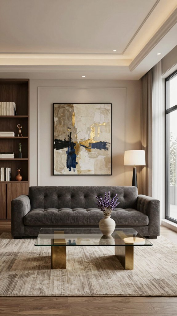 17 Modern Classic Interior Design Ideas for Living Rooms 18 layered vignettes for cohesion