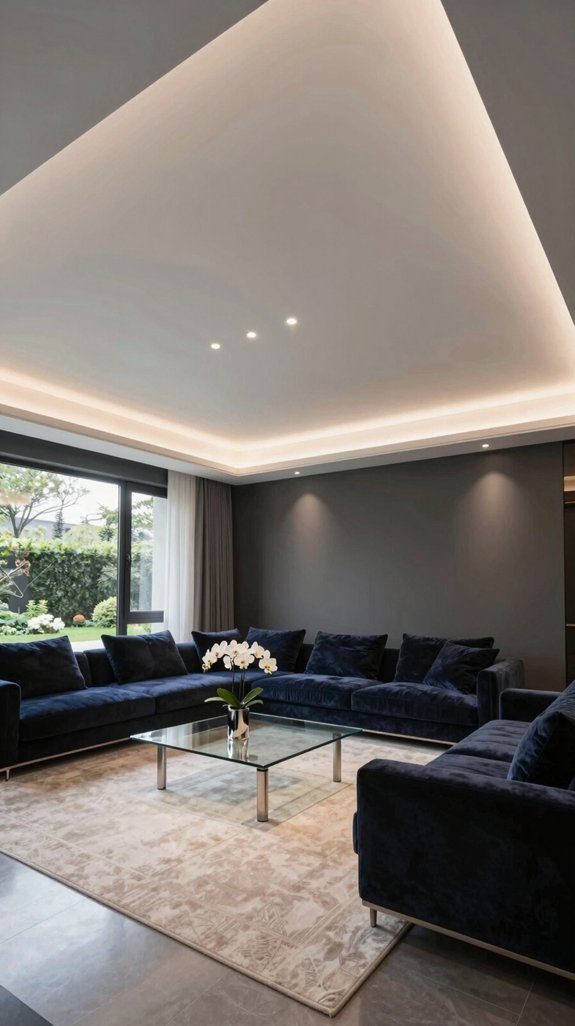 led custom ceiling molding