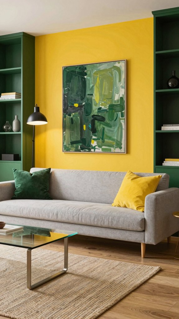 lemon green bold accent