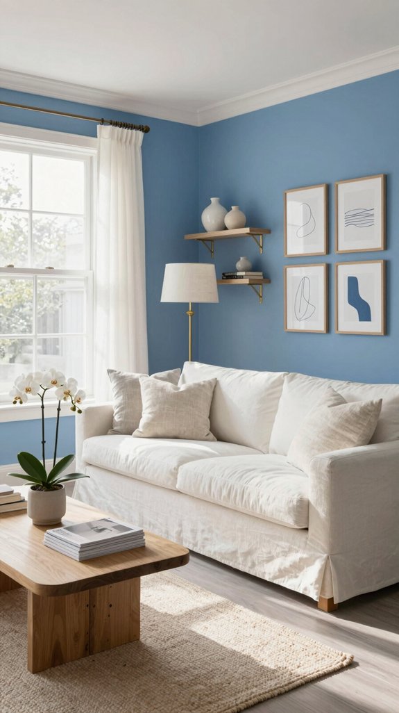 Cornflower Blue Color Pairings for Light and Charming Interiors 23 light airy cornflower palette
