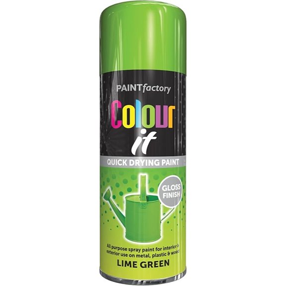 lime green quick dry spray
