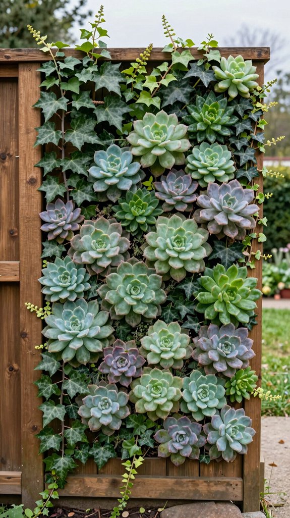 living green wall fence