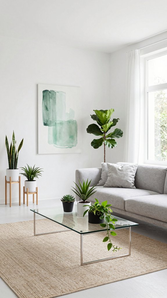 living greenery enhances space