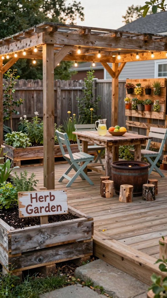 low cost backyard makeover
