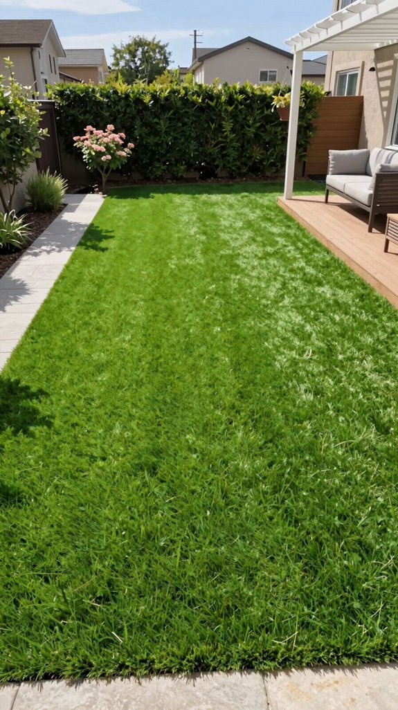 27 Backyard Ideas to Upgrade Your Outdoor Living Space 10 low maintenance artificial grass lawn