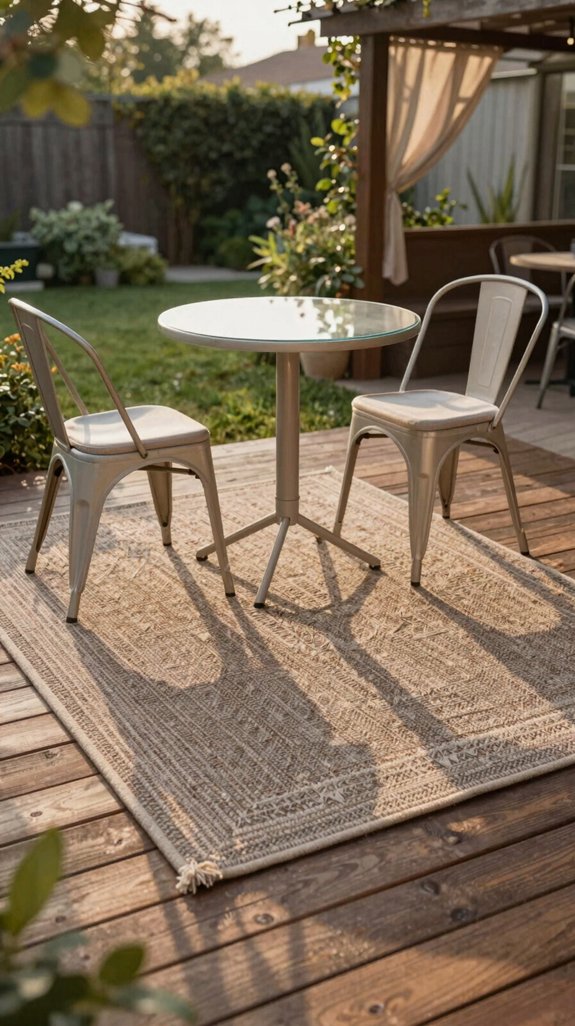 low profile weather resistant rug
