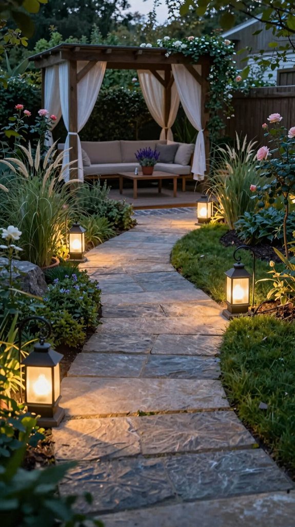 27 Backyard Garden Ideas for a Beautiful Outdoor Retreat 12 low voltage solar garden lighting