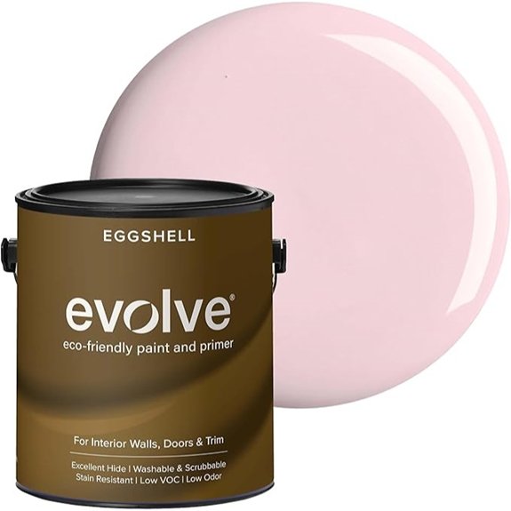 lowy pink low sheen paint