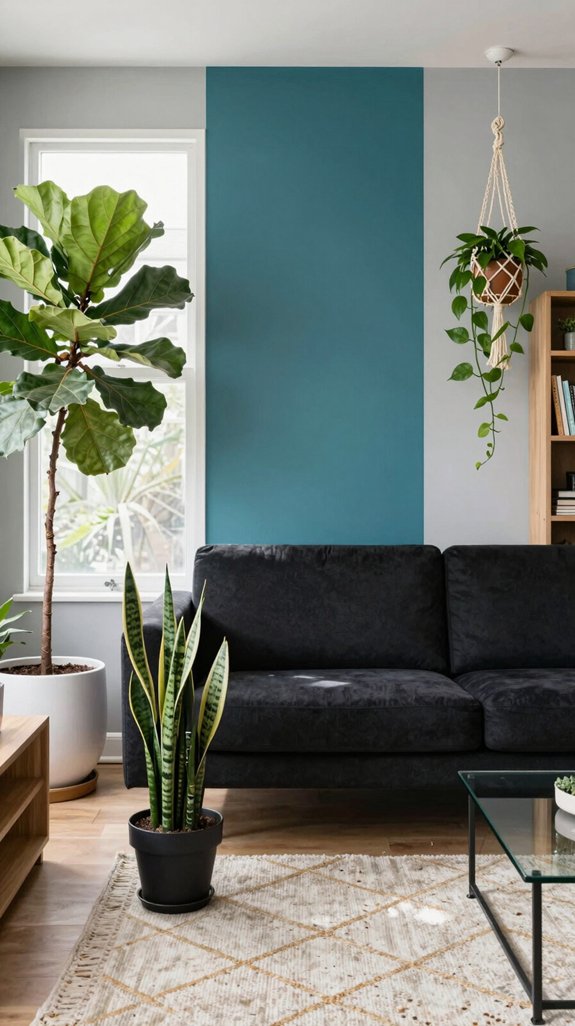 lush plants brighten darkness