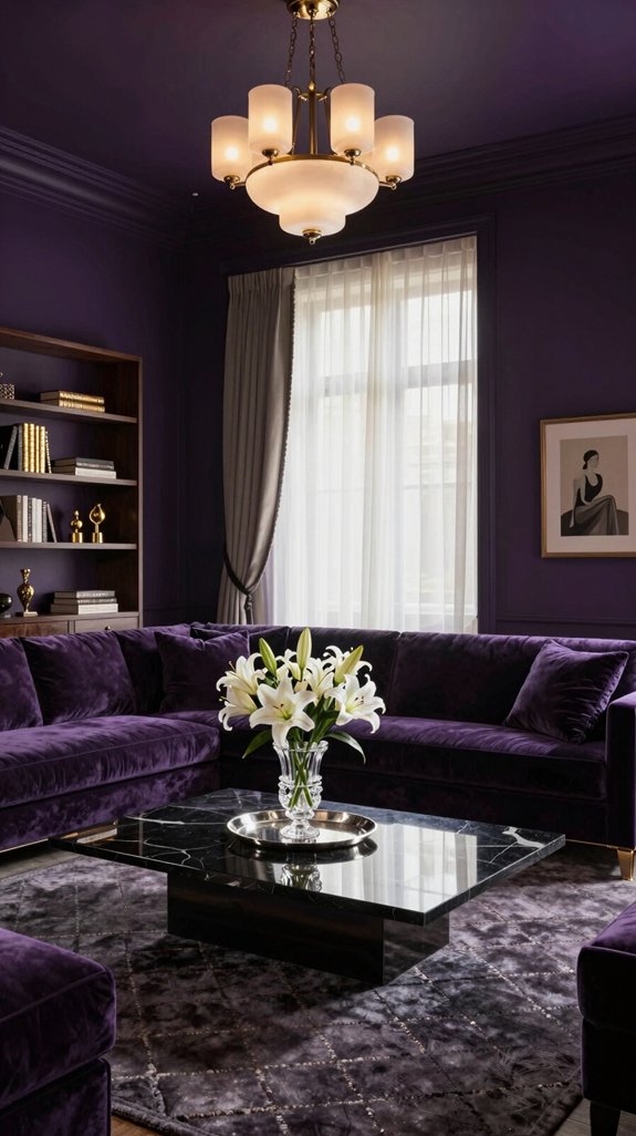 Dark Purple Interior Color Pairings That Feel Luxurious - Home Stylistica