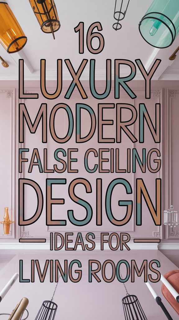 16 Luxury Modern False Ceiling Design Ideas for Living Rooms - Home ...
