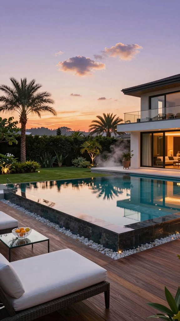luxury infinity spa oasis