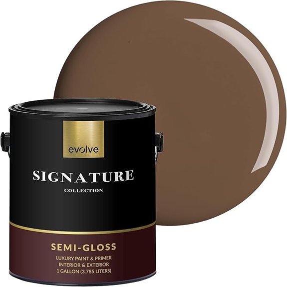 luxury low voc semi gloss paint