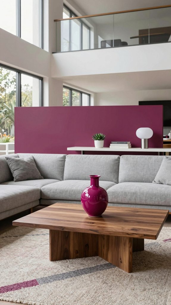 Magenta Color Pairings That Bring Energy to Interior Spaces 17 magenta accent focal point