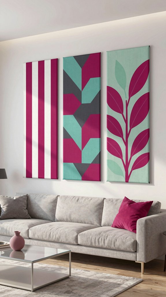 Magenta Color Pairings That Bring Energy to Interior Spaces 18 magenta centered patterned harmony