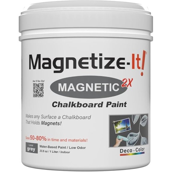 7 Dark Grey Interior Wall Paints That Transform Any Room’s Mood 6 magnetic chalkboard paint lunar grey