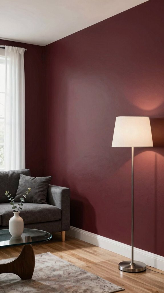 mahogany wall paints redefining spaces