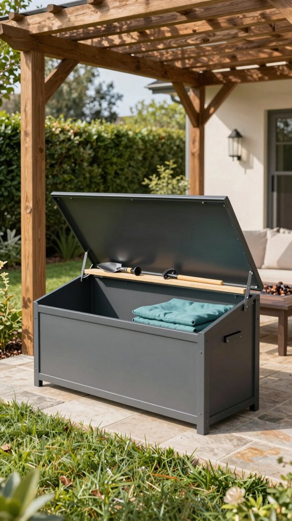 marine grade weather resistant bench