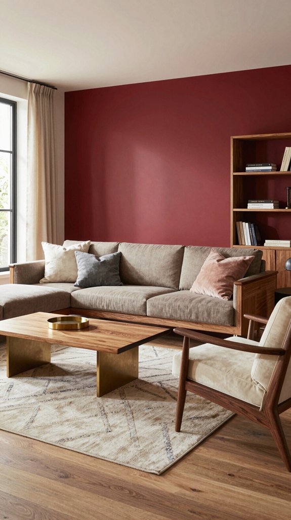 Wall Colors That Pair Well With Red Walls 16 matte black brushed brass