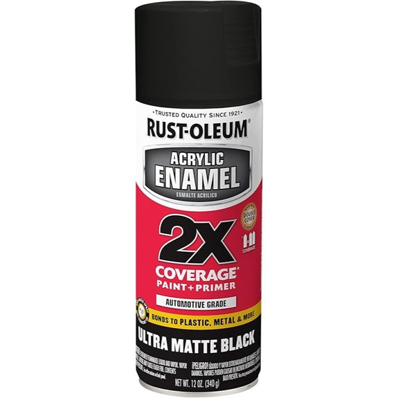 matte black spray paint