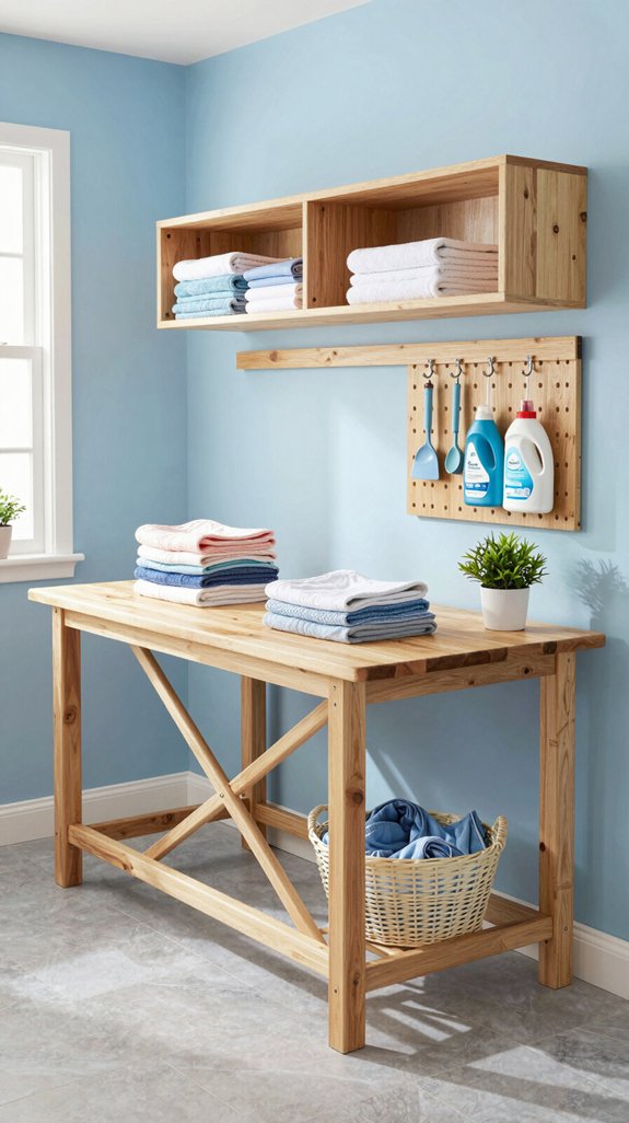 maximize laundry room space