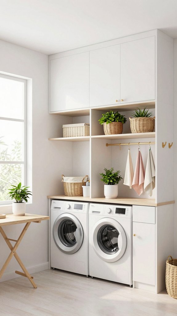 maximize laundry room space