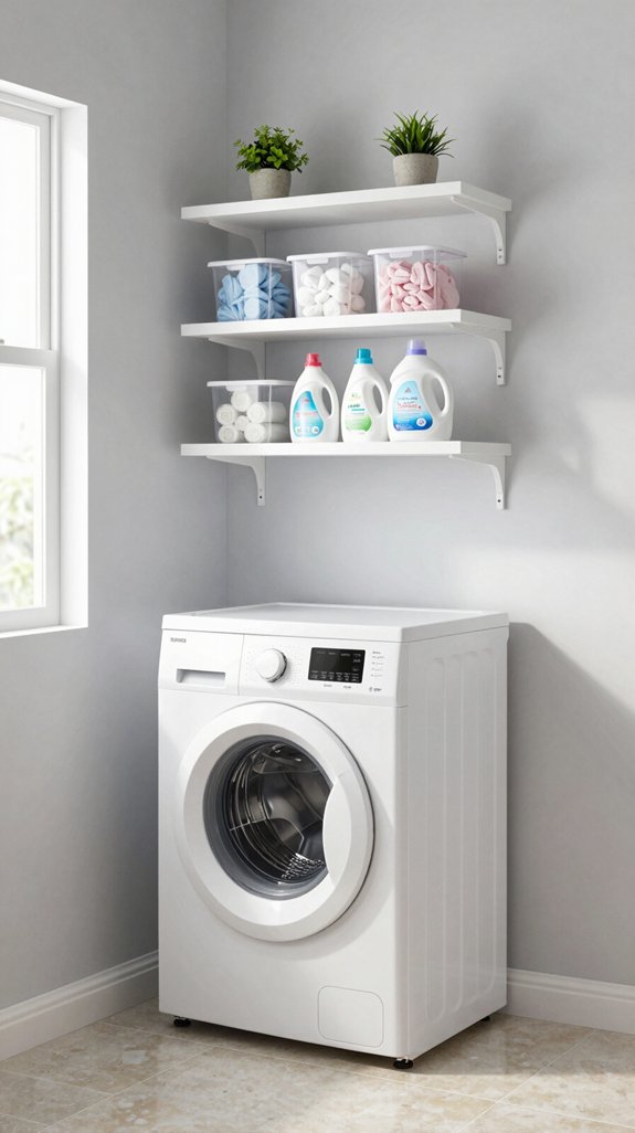 maximize laundry room storage